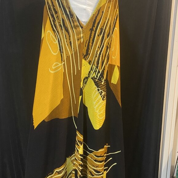 12🤗114-You Are SUNsational 💛Vintage Sunset Maxi Dress - Picture 4 of 7